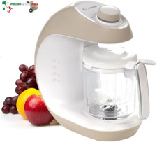 Jané Chefkiss, Cuocipappa Mixer per bebè, 7 in 1 Multifunzione, Robot da cucina,