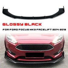 Spoiler anteriore nero lucido