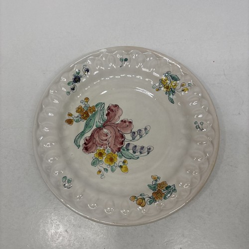 Piatto ceramica dipinto a - dipinto,
