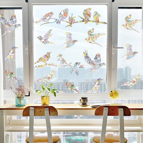 Decorazione finestra uccellino - finestra,
