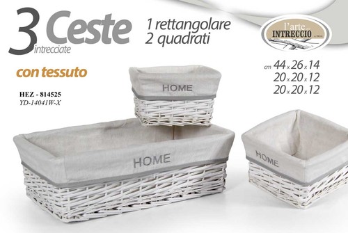 Cestini set ceste vimini - ceste,