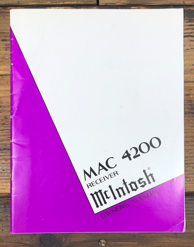 Mcintosh mac 4200 ricevitore - mcintosh,