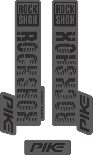 Adesivo forcella rock shox - adesivo,