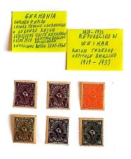 6 Francobolli 1921 1923