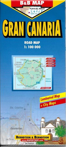 Mappa gran canaria isole - di,