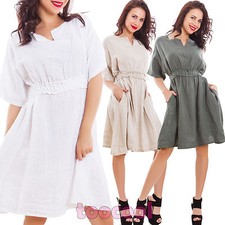 Vestito donna lino estivo