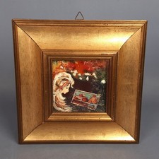 Quadro Dipinto Tecnica Mista La Curiorisità Di Mariolino Da Caravaggio 1984