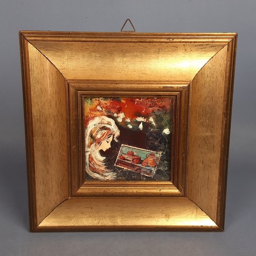 Quadro dipinto tecnica mista - tecnica,