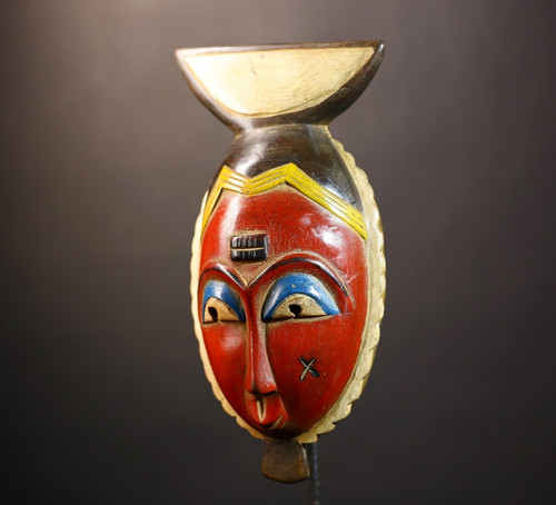 Maschera tribale africana - , in
