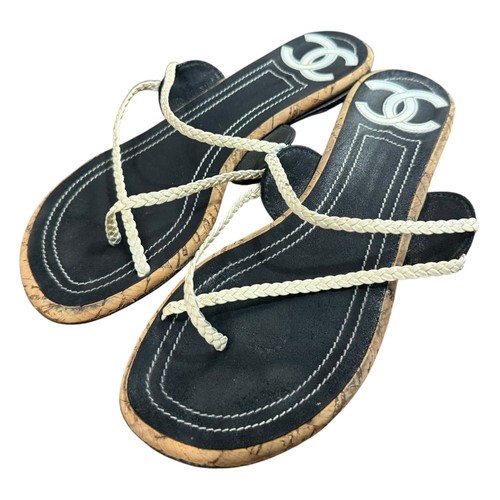 Chanel strap sandals black - strap,