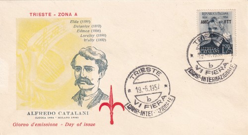Busta fdc trieste zona - -,