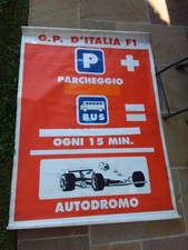 AUTODROMO DI MONZA  GRAN PREMIO D'ITALIA   PARCHEGGIO VISITATORI MANIFESTO