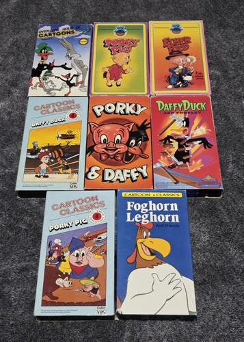 Looney tunes vhs lot - looney,