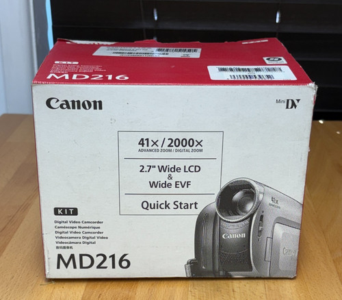 Videocamera canon md216 mini - md216,