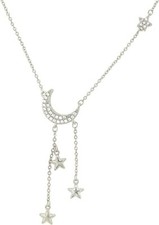 Collana con ciondolo luna e