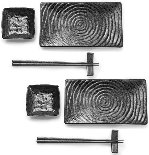Set sushi piatto ceramica 8 - set,