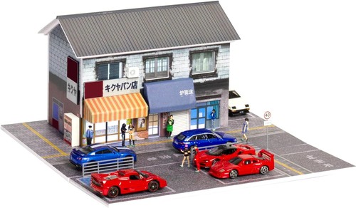 Diorama pressofuso garage - 1/64,