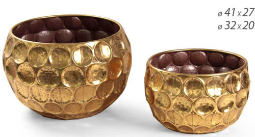 Cachepot metallo vaso - 2, porta