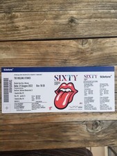 1 biglietto concerto Rolling Stones, 21 giugno 2022 Milano San Siro 