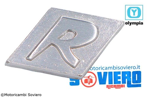 Scritta anteriore r lucida - \,