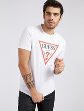 GUESS t-shirt di colore rosso