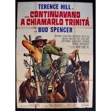 manifesto CONTINUAVANO A CHIAMARLO TRINITA' terence hill bud spencer A35