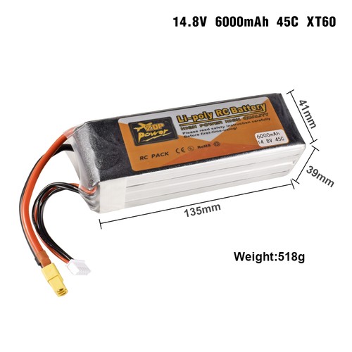 Zop power lipo - zop, batteria