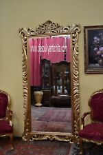 Specchiera dorata da terra