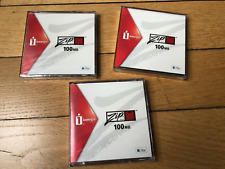 Lot of 3x Brand new ZIP 100 MB