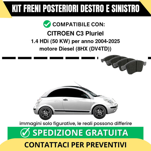 Pastiglie freno posteriori - pastiglie,