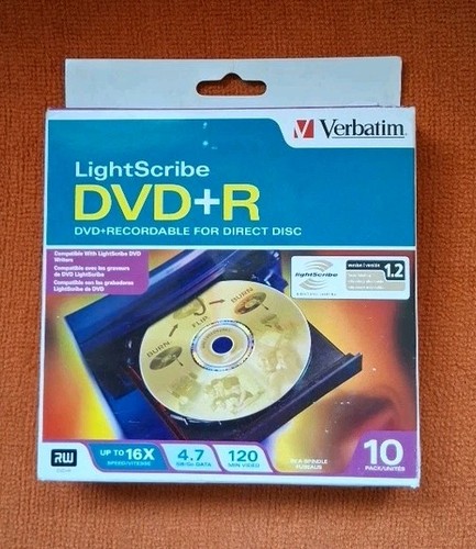 Verbatim lightscribe dvd - lightscribe, dvd+r