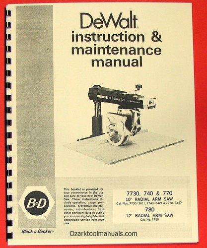 Dewalt 7780 7770 - 7770,, 7740