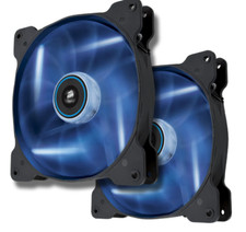 Corsair Air Series AF140 Ventola LED BLU a Bassa Rumorosità, 140 mm (2 Ventole)