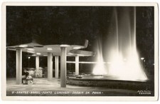 Santos. Fonte Luminosa. Jardim