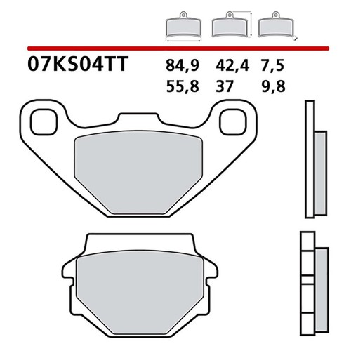 Brembo kit pastiglie freno - pastiglie,