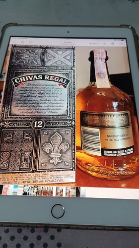 Chivas regal anni 80 - chivas,