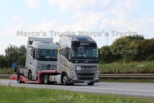Foto camion Volvo FH rimorchio piattaforma Polonia grigio DEDAL #l5vi