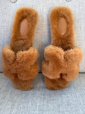 Hermes Oran Shearling sandali