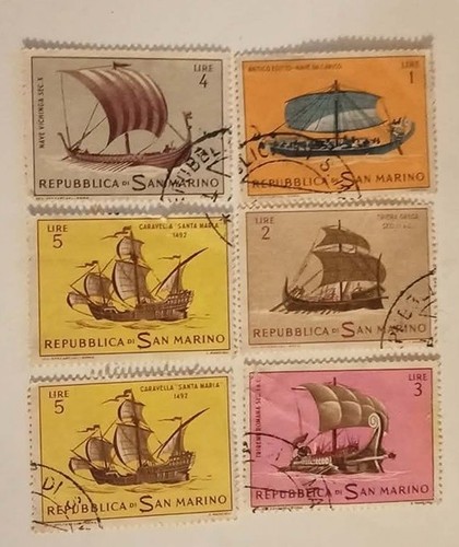 Francobolli repubblica san - 6,