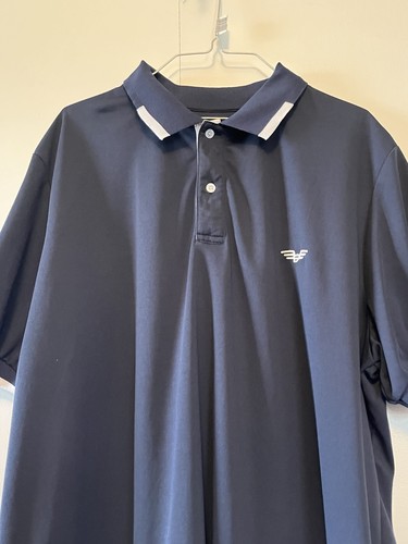 Polo golf uomo 2xl blu - polo,