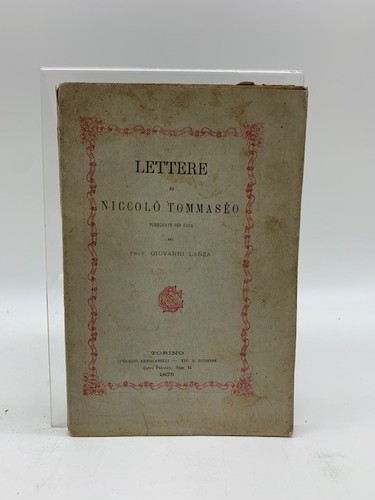 Lettere niccolo tommaseo - lettere, di