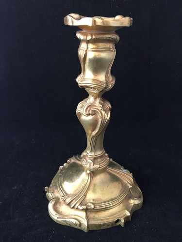 Candelabro bronzo dorata - candelabro, stile