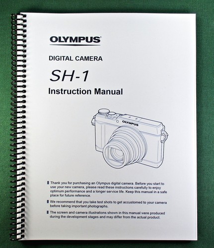 Olympus manuale - sh-1,