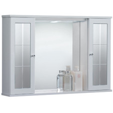 Specchiera da bagno bianco