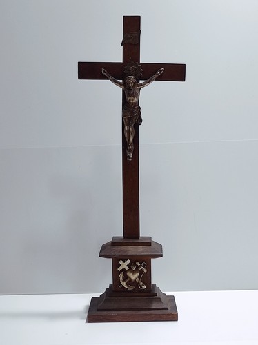 Crocifisso antico legno - antico, in