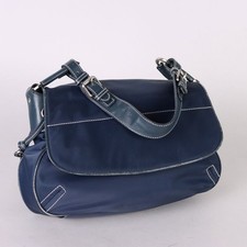 Borsa Furla Second Hand in Pelle Blu e Nylon Italia