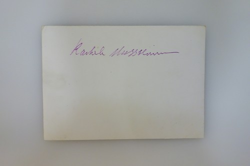 Autografo rachele mussolini - autografo,