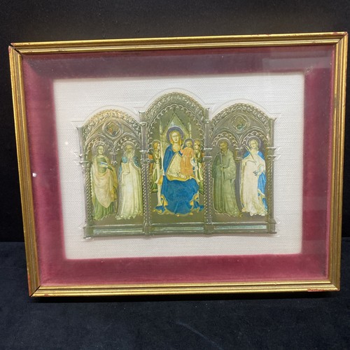 Trittico religioso madonna - religioso,