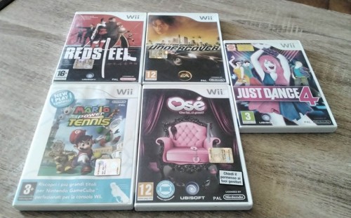Nintendo wii lotto 5 giochi - lotto,