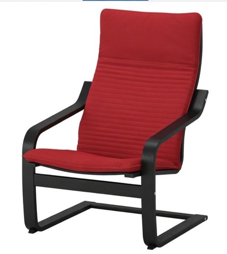 Poltrona cuscino rosso ikea - poltrona,